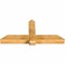 Ekena Millwork Eugene Rough Sawn Timber Gable Bracket, Western Red Cedar, 60"W x 27"H x 6"D x 6"F, 11/12 Pitch GBW060X27X0606EUG00RWR - alternate 4